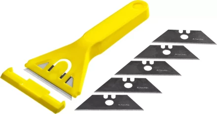 Набор STAYER &quot;STANDARD&quot;: Скребок пластмассовый с 5 лезвиями, 50мм 0851-H6_z01 купить в Урае