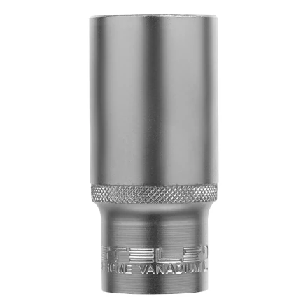 Головка торцевая удлиненная, 27 мм, шестигранная, CrV, под квадрат 1/2 Stels 13884 купить в Урае