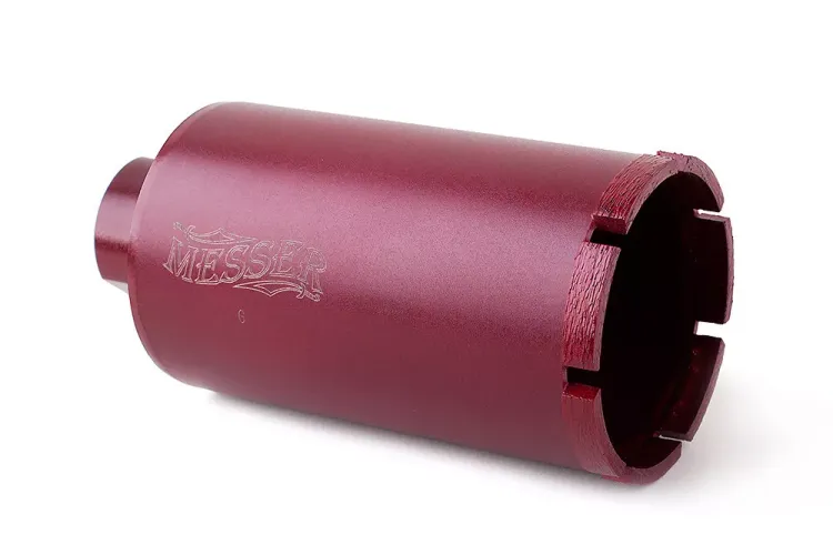 Сегментная алмазная коронка MESSER REDLINE по граниту диаметр 18 мм длина 100 мм купить в Урае