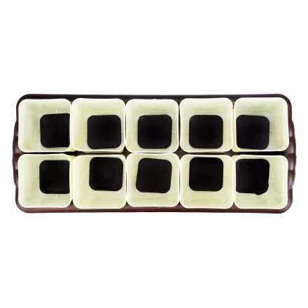 Набор для рассады Palisad 643451, поддон 444х185х82 мм, 10 горшочков по 460 мл. с выдвижным дном купить в Урае