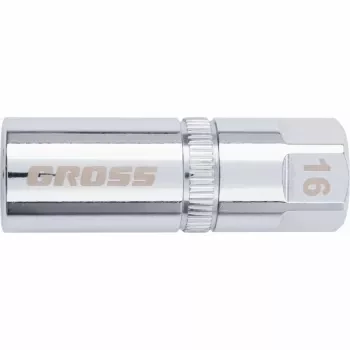 Головка торцевая свечная, магнитная,12-гранная, 16 мм, под квадрат 1/2" GROSS 13188 купить в Урае