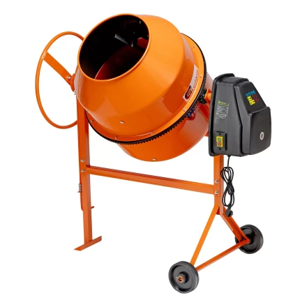 Бетоносмеситель Сибртех БСН-220П 95521, мощность 1000 Вт, полиамидный венец купить в Урае
