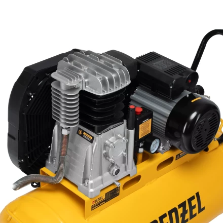 Компрессор воздушный рем. привод Denzel BCI 2200/100, 2,2 кВт, 100 литров, 420 л/мин купить в Урае