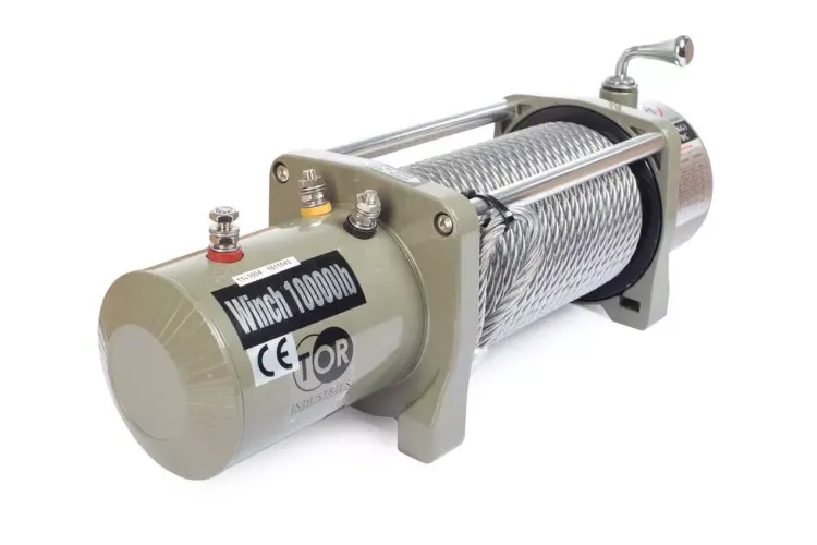 Лебедка автомобильная TOR ЛА S10000 г/п 4536 кг 28 м 12V 1141004 купить в Урае
