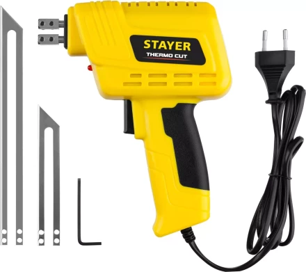 Набор &quot;Thermo cut&quot; для терморезки пенопласта, пластика, STAYER 45255-H2, 150 Вт, 2 ножа 45255-H2 купить в Урае