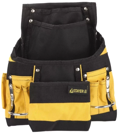 Сумка поясная STAYER для инструментов, нейлоновая, 10 карманов 38605 купить в Урае
