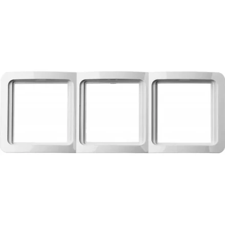 Панель СВЕТОЗАР &quot;ГАММА&quot; тройная вертикальная, цвет белый SV-54149-W купить в Урае