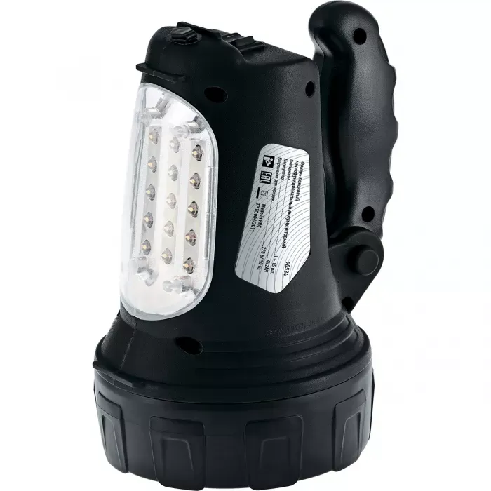 Фонарик поисковый, многофункциональный, аккумуляторный,1+ 15 LED , Stern 90534 купить в Урае