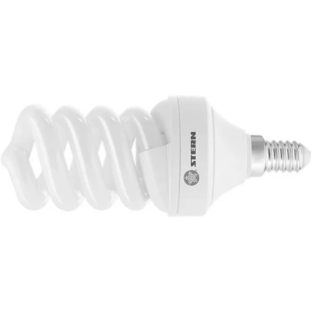 Лампа компактная люминесцентная спиральная 15 W 2700K E14 8000ч Stern 90923 купить в Урае