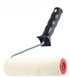 Валик "Велюр" пластмассовая ручка 250 мм ворс 4 мм D 40 мм шерсть MATRIX 80889