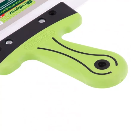 Шпатель фасадный нержавеющая сталь 200 мм двухкомпонентная ручка  Сибртех 85581 купить в Урае