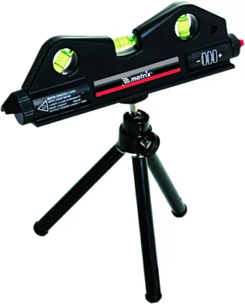 Уровень лазерный 170 мм 150 мм штатив 3 глазка  MATRIX 35020 купить в Урае