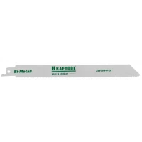 Полотно KRAFTOOL "INDUSTRIE QUALITAT", S1122VF, для эл/ножовки, Bi-Metall, по металлу, дереву, шаг 1,8-2,5мм, 180мм 159705-U-18