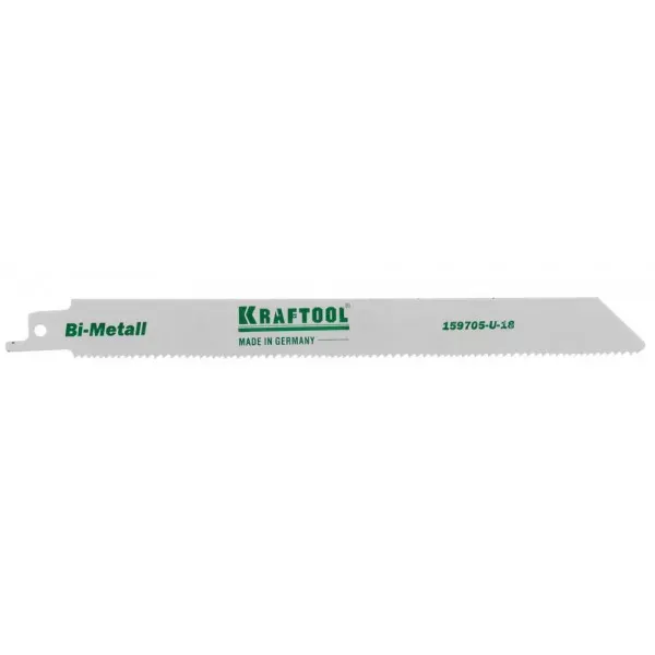 Полотно KRAFTOOL "INDUSTRIE QUALITAT", S1122VF, для эл/ножовки, Bi-Metall, по металлу, дереву, шаг 1,8-2,5мм, 180мм 159705-U-18 купить в Урае