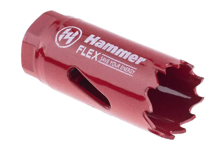 Коронка биметаллическая HAMMER Ф22х38мм 5/8" BiMETALL (224-003) купить в Урае
