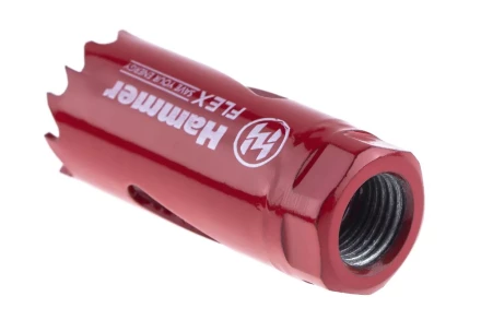 Коронка биметаллическая HAMMER Ф22х38мм 5/8" BiMETALL (224-003) купить в Урае