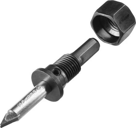 Коронка-чашка ЗУБР &quot;ПРОФЕССИОНАЛ&quot; c карбид-вольфрамовым нанесением, 32 мм, высота 25 мм, в сборе с державкой и сверлом 33360-032_z01 купить в Урае