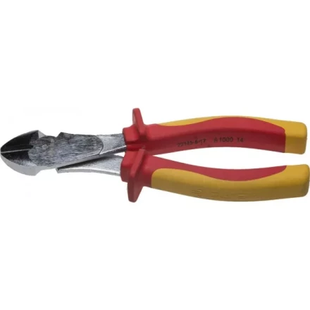 Бокорезы ЗУБР &quot;ПРОФЕССИОНАЛ&quot; &quot;ПРОФИЭЛЕКТРИК&quot;, диэлектрические, усиленные, двухкомпонентная рукоятка, до ~1000В, 170мм 22145-6-17 купить в Урае