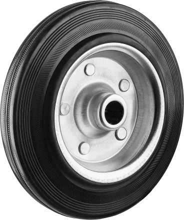 ЗУБР d 200 мм, г/п 185 кг, игольчатый подшипник, резина/металл, колесо, Профессионал (30936-200) купить в Урае