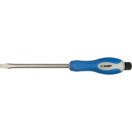 ЗУБР &quot;ЭКСПЕРТ&quot; АВТО. Отвертка ударная, сквозной Cr-Mo стержень с усилителем под ключ, двухкомп. рукоятка, SL 25271-8.0-150 купить в Урае