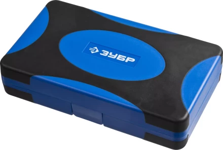 Набор ЗУБР &quot;ПРОФИ&quot;: Отвертка с двухкомп рукояткой, насадки и мини трещетка, 47 предм, пластиковый бокс 25283-H47 купить в Урае