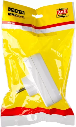 Разветвитель электрический MAXElectro, STAYER 55087-2, 2 гнезда, 10А/220В 55087-2 купить в Урае