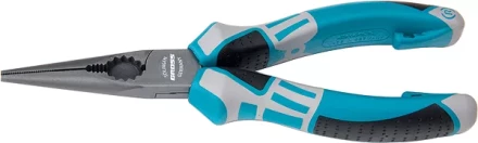 Длинногубцы прямые 205 мм  трехкомпонентные рукоятки GROSS 17171 купить в Урае