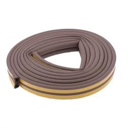 Уплотнитель 6 м профиль "D" коричневый СИБРТЕХ 93939