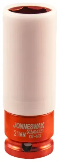 Головка ударная шестигранная 1/2" М21  для л/с дисков S03АD4321 Jonnesway 99429
