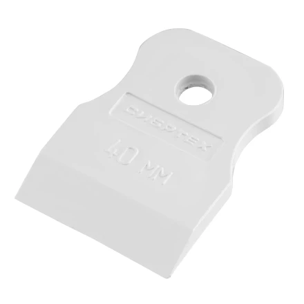 Шпатель, белая резина, 40 мм Россия Сибртех 85831 купить в Урае