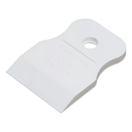 Шпатель, белая резина, 40 мм Россия Сибртех 85831 купить в Урае