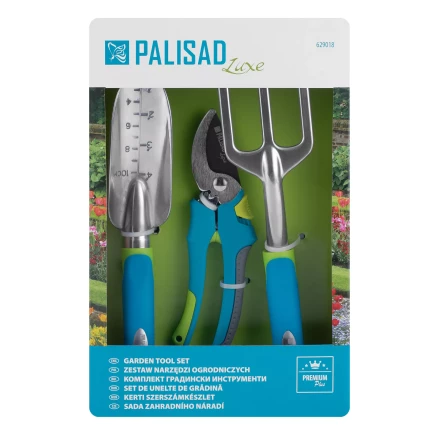 Набор садового инструмента с секатором Palisad 629018, алюминиевый цельнолитой, 3 предмета, LUXE купить в Урае