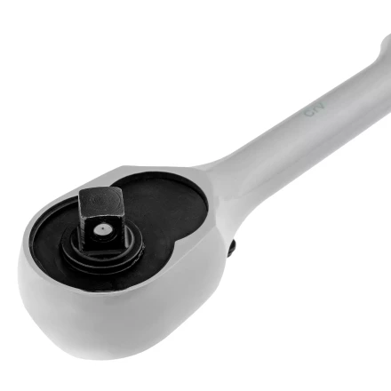 Ключ-трещотка 1/4&quot; Gross 14050, CrV, 120 зубьев, цельнометаллический, хром купить в Урае