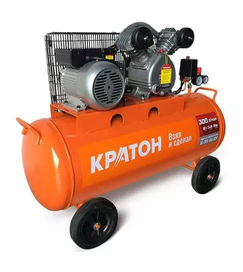 Компрессор масляный поршневой ременной Кратон AC-300-50-BDV 3 01 01 038 купить в Урае