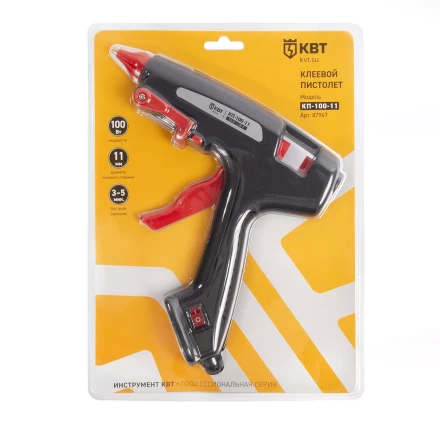 Пистолет клеевой КВТ КП-100-11 100 Вт,  стержня 11 мм (87967) купить в Урае