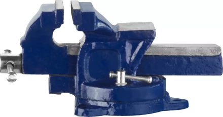 Тиски DEXX слесарные с поворотными механизмом, 150мм 32470-150 купить в Урае