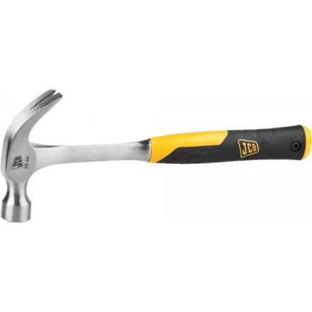 Молоток-гвоздодер JCB цельнокованый, двухкомпонентная виброгасящая рукоятка, 550г JHM004 купить в Урае