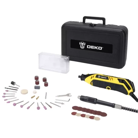 Гравер электрический DEKO DKRT200E DEKO 43 tools + case, 063-1411 купить в Урае
