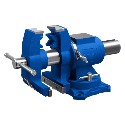ЗУБР ЭКСПЕРТ-3D, 150 мм, многофункциональные слесарные тиски (32712-150) купить в Урае