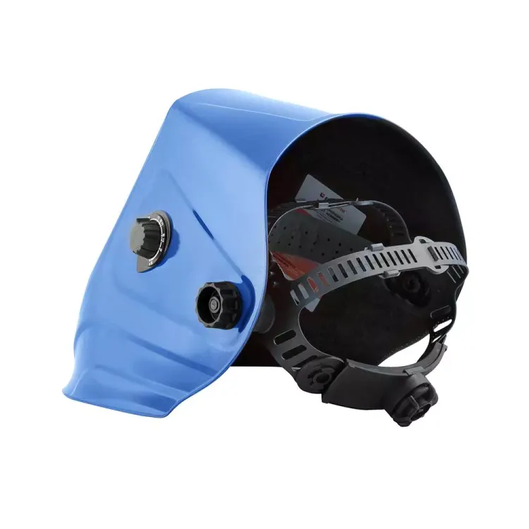 Маска сварщика GEFEST синяя ф-р 9500V FoxWeld без коробки купить в Урае