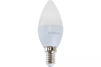 Лампа светодиодная EUROLUX LL-E-C37-6W-230-4K-E14 76/2/4