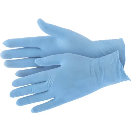 Перчатки хозяйственные нитриловые 100 штук XL Elfe 67900 купить в Урае