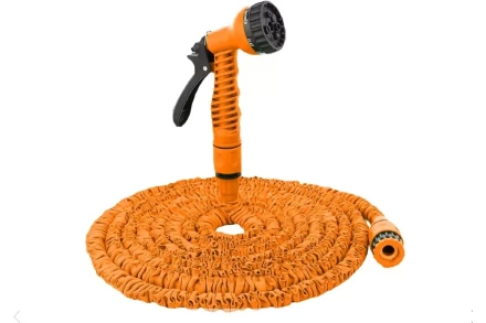 Набор для полива с растягивающимся шлангом 15м Вихрь 73/7/2/25 купить в Урае