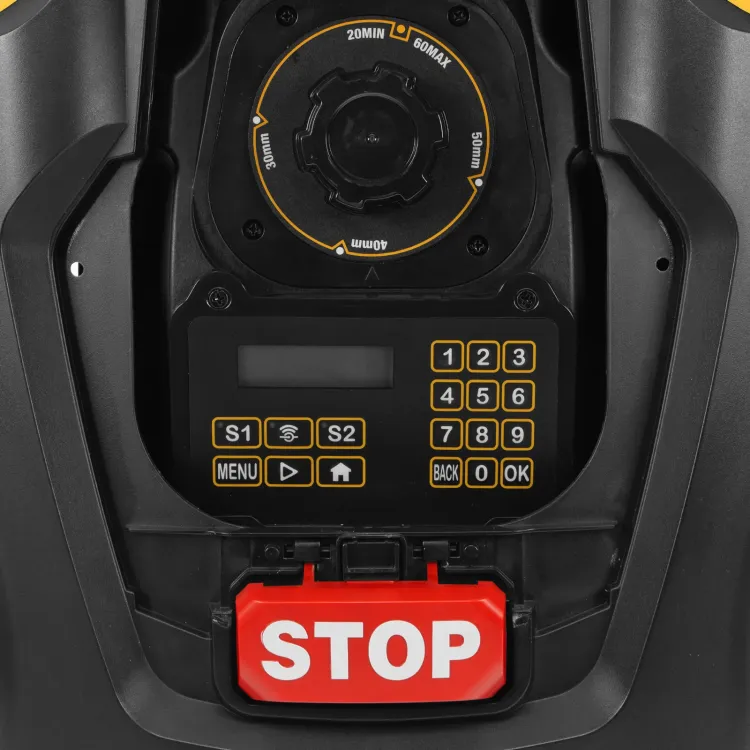Робот-газонокосилка Grass Master 1000, ультразвуковой датчик, 3 Ач, LCD дисплей, Wi-Fi // Denzel купить в Урае