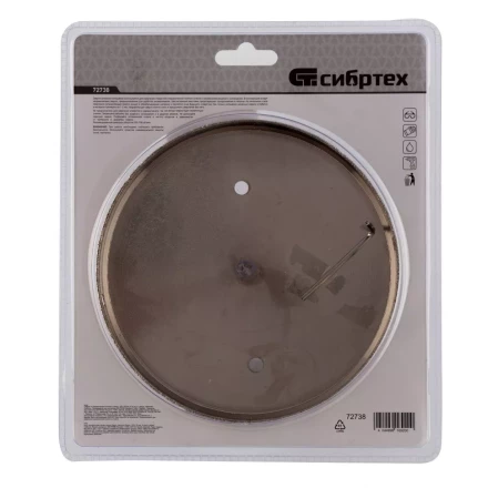 Сверло по керамической плитке и стеклу Сибртех 72738, 150 х 55 мм, шестигранный хвостовик, с центрующим сверлом купить в Урае