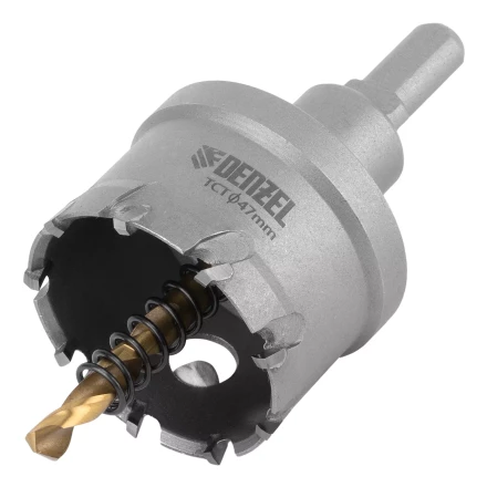 Коронка по металлу твердосплавная, 47 мм Denzel 724015 купить в Урае