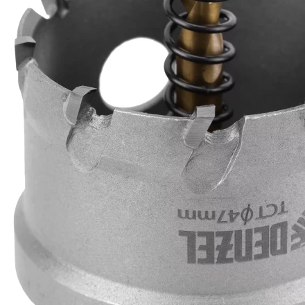 Коронка по металлу твердосплавная, 47 мм Denzel 724015 купить в Урае