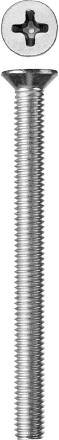 Винт ЗУБР &quot;МАСТЕР&quot; DIN 965, класс прочности 4.8, оцинкованный, M6x75мм, 5кг 303110-06-075 купить в Урае