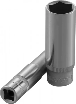 Головка торцевая шестигранная 1/4&quot; М5,5 глубокая  S04НD21055 Jonnesway 48001 купить в Урае