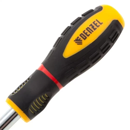 Отвертка комбинированная Denzel, SL3/16&quot;-PH1, SL1/4&quot;-PH2, 3-х компонентная рукоятка, 7713381 купить в Урае